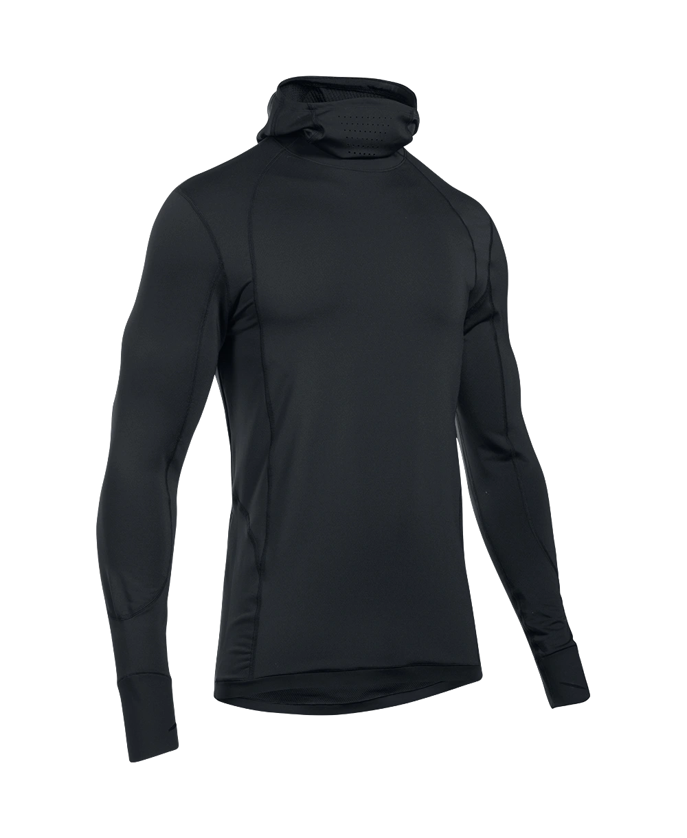 Under Armour安德玛中国官网男士UA ColdGear® Reactor Run Balaclava连帽跑步上衣